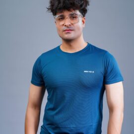 Men’s Petrol Blue Performance Sports T-Shirt